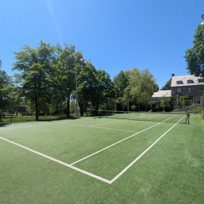 Court de tennis au parc Devon