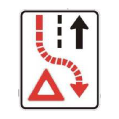 signalisation de rue à priorité de passage