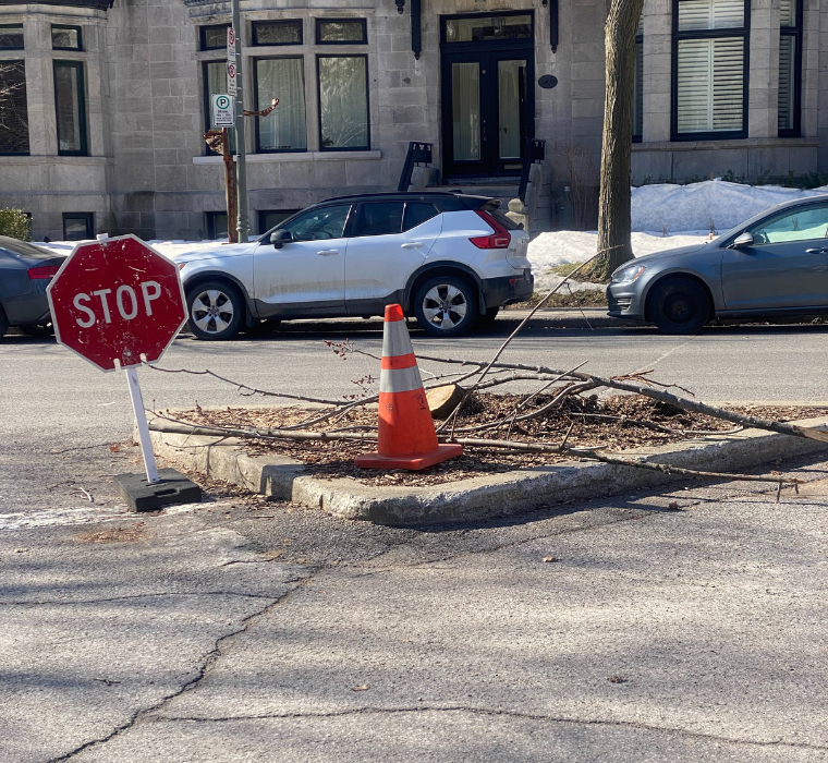 Bad stop sign to be changed