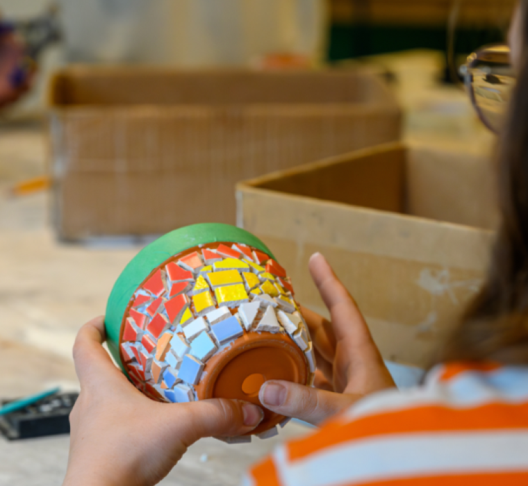 Atelier de mosaique
