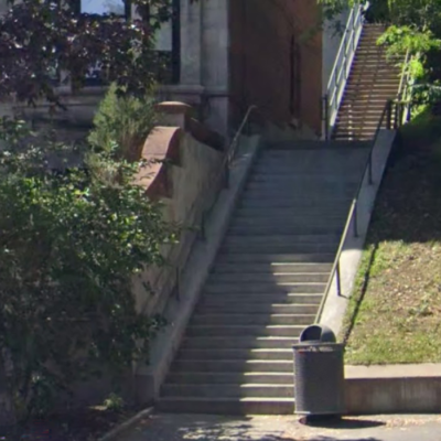 Vue de l'escalier Holton, Mount Pleasant