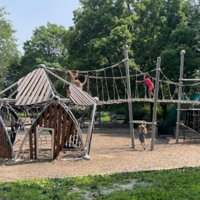Play structure at Westmount Park
