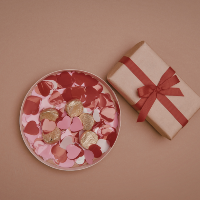 A Valentine's day chocolate box
