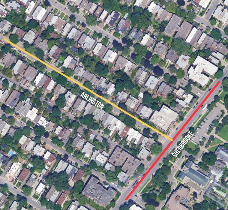 map of the work zone