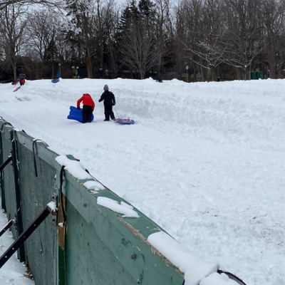 Toboggan run at King George Park