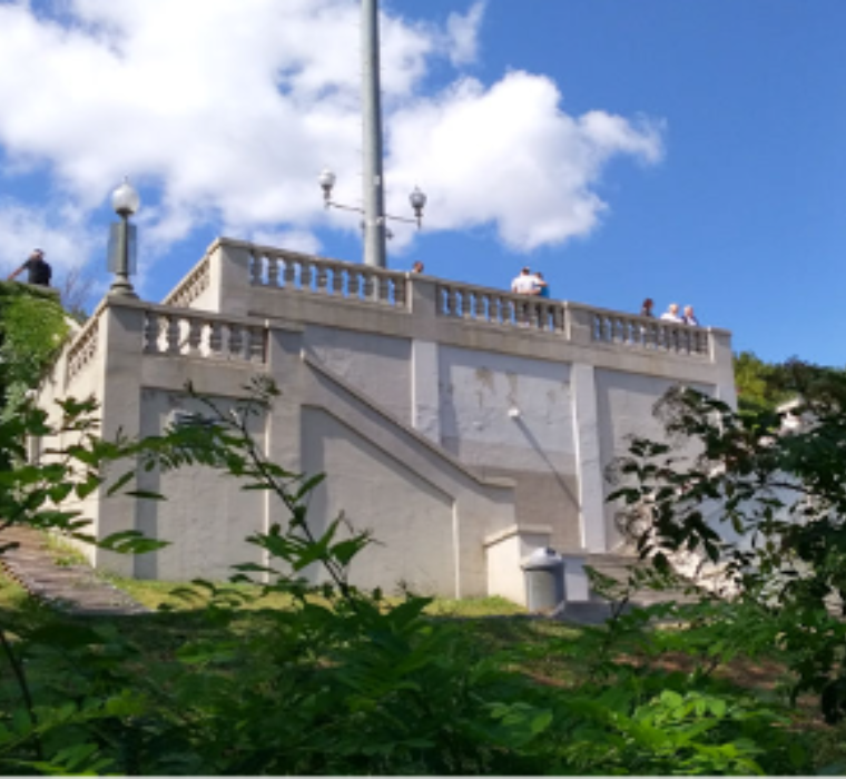 View of Summit Lookout from below