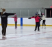 Kids playing hockey